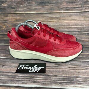 Nike Women's Waffle Debut Gym Red Athletic Training Shoes Size 9